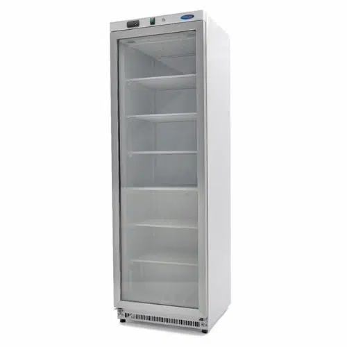 Maxima Gastro Gefrierschrank - 400 liter - Weiß - mit Glastür - 09405019 - 09405019