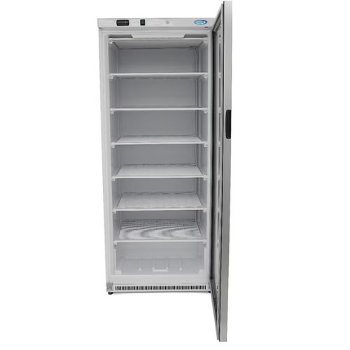 Gastro Gefrierschrank 600 liter - Weiß - mit Glastür - Maxima 09405031