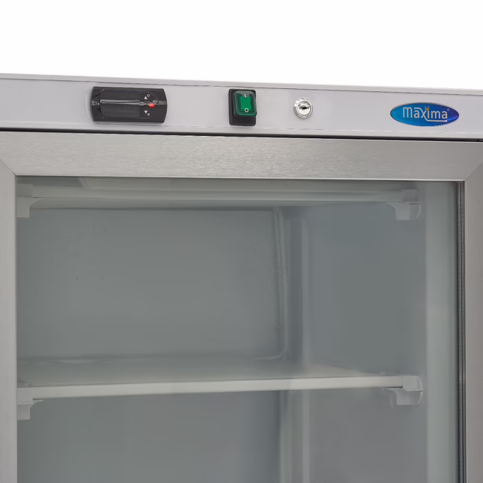 Fryser 400L | Hvit | med glassdør | B600xD590xH1840mm | Maxima | MAX00E | 09405019 | 253999 Fryser 400L | Hvit | med glassdør | B600xD590xH1840mm | Maxima | MAX00E | 09405019 | 253999