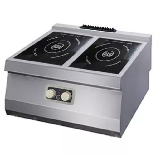 Induktion Kochfeld 2 Brenner - Doppeleinheit - 70 cm Tief - Elektrisch | Maxima 09398201