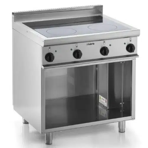 Saro - Induktionsherd mit 4 Felder - 20 kW - Modell MANHATTAN - B800xT700xH870 mm -360-1205 - 423-232001