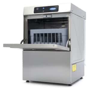 Gastro Gläserspülermaschine - 35 x 35 cm - mit Spülenhilfepumpe - Digital Anzeige - 230 V | Maxima 09211000