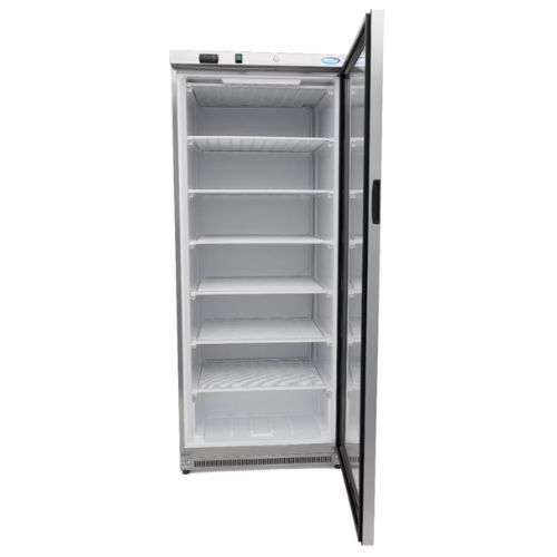 Gastro Gefrierschrank - 600 liter - Rostfreier Stahl - mit Glastür - Maxima 09405035