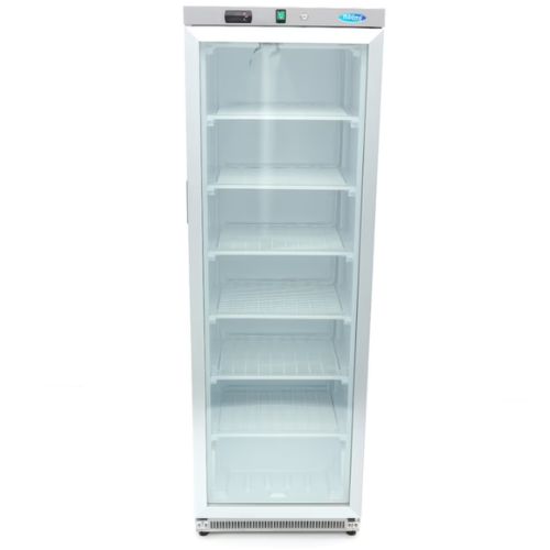 Gastro Gefrierschrank - 400 liter - Rostfreier Stahl - mit Glastür - Maxima 09405023