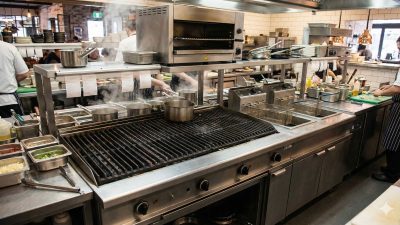 Kühltisch für Grillgeräte