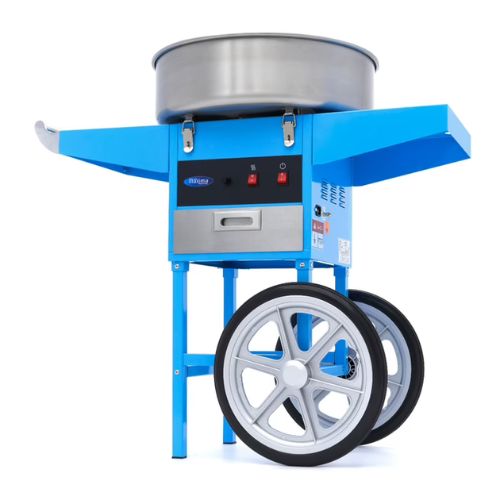 Gastro Zuckerwattemaschine - Ø 52cm - Blau - mit Wagen - Maxima 09506003 - 09506003