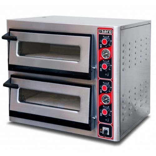 Gastro Pizzaofen Für 2 x 6 Pizzen von max. Ø 30 cm - MASSIMO 2920 - Gastro 366-1025