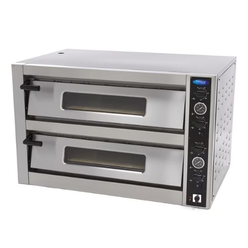 Gastro Pizzaofen - Passt 12 x Ø 30 cm Pizzas - Doppeldeck - Maxima 09370050