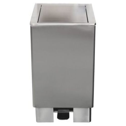 Edelstahlmülleimer 60 Liter - Modell APOLLO