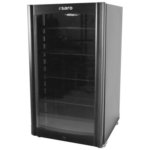 Kühlschrank mit Glastür - Schwarz - B750xT750xH1310–1330 mm - Modell DK 90 - 325-2180 Kühlschrank mit Glastür - Schwarz - B750xT750xH1310–1330 mm - Modell DK 90 - 325-2180