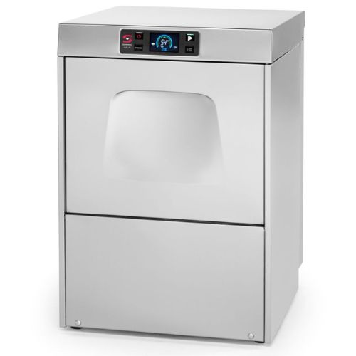 Gläserspüler 40x40cm Korb | Doppelte Isolierung | 230V | Ablass-, Wasch- und Spülpumpe | B490xT540xH710mm | SARO 27-1400