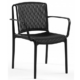 Outdoor stol «Ness-Arm» svart | A&S Germany | G.1014.1055 | 287123