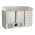 Saro Pizzatisch mit Granit und Schublade - B1420xT700xH1020mm - 323-15151 - 323-15151