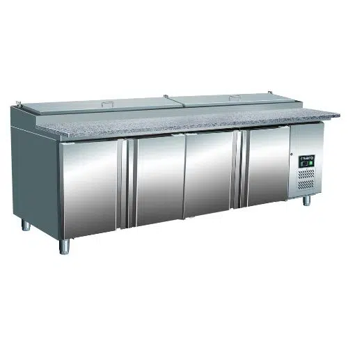 Saro Pizzatisch mit Kühlgestell 1/3 GN - Granitarbeitsplatte - SH 2500 - 323-1125 - 323-1125