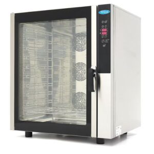 Maxima Gastro Combi Dampfofen - Passt 10 Tabletts (1/1 GN / 60 x 40 cm) - Digital Anzeige - 400 V - 08500210 - 08500210
