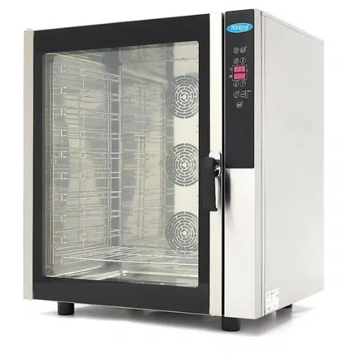 Maxima Gastro Combi Dampfofen - Passt 10 Tabletts (1/1 GN / 60 x 40 cm) - Digital Anzeige - 400 V - 08500210 - 08500210