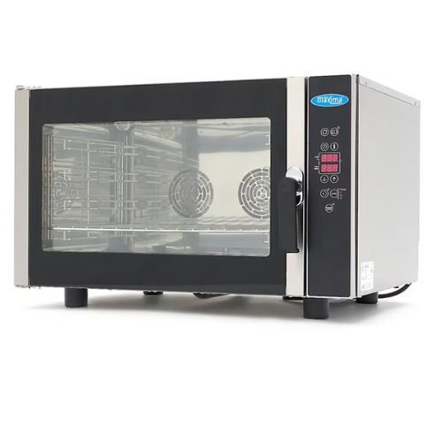 Gastro Kombidämpfer - Passt 4 Tabletts 1/1GN / 60 x 40 cm - Digital Anzeige - 400 V - Maxima - 08500208