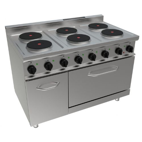 Gastro Elektroherd mit Elektrobackofen Modell E7/CUET6LE - Saro 423-1085
