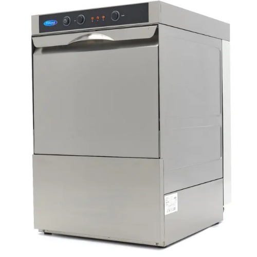 Gewerbe Gläserspülmaschine 40x40 cm mit Ablaufpumpe leise unter 65 dB, 09240030