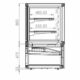 Kjølemonter 750 Liter | +2/+10°C | 3 hyller | B2000xD780xH1300mm | CombiSteel 7489.5470 | COXKACC | 302194