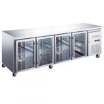 Kjølebenk med glassdør | B2230xD700xH860mm | Maxima Nederland | MAXDHW | 09400409 | 305506