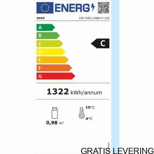 Kjølekabinett 120 Liter | B702xD568xH686mm | SARO Germany LISBETH 120 | SARHWD | 330-3185 | 305419