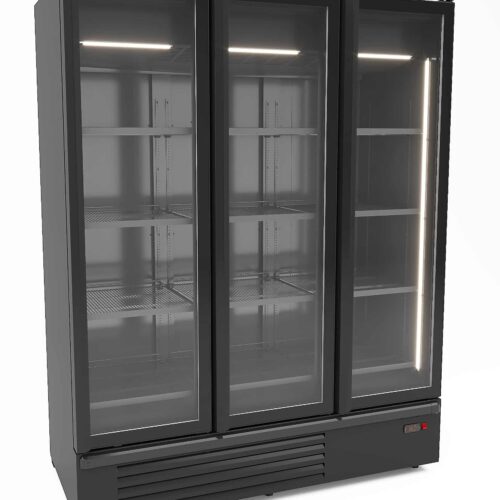 Combisteel Kühlschrank 3 Türen - Schwarz 1555 Liter - 7072.1120 - 7072.1120