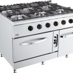 BASE 900 GAS STOVE 6 BU. WITH GAS OVEN 7178.3025