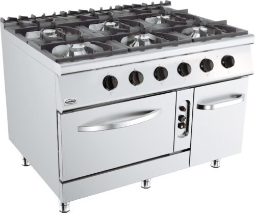 BASE 900 GAS STOVE 6 BU. WITH GAS OVEN 7178.3025