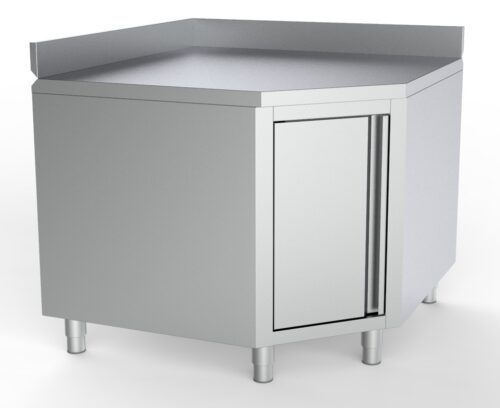 WORKTABLE CORNER WITH DOOR AND UPSTAND 1000/1000 FOR 600MM TABLES 7333.029