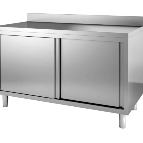 600 arbeitstisch schiebetüren aufkantung 2000 | Combisteel 7452.3065 - 7452.3065