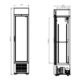 Kühlschrank 1 Glastür SCHWARZ 232 Liter | Combisteel 7464.0200