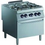 PRO 900 GAS RANGE 4 BU. WITH GAS OVEN 7488.0535
