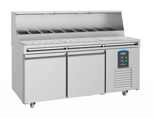 Combisteel Pizzatisch 2 Türen 9x 1/3GN Behälter | 7489.5300 - 7489.5300