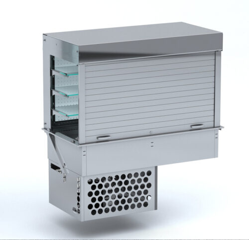 DROP-IN CUBIC REFRIGERATED DISPLAY - BLINDS 4/1 7495.0155