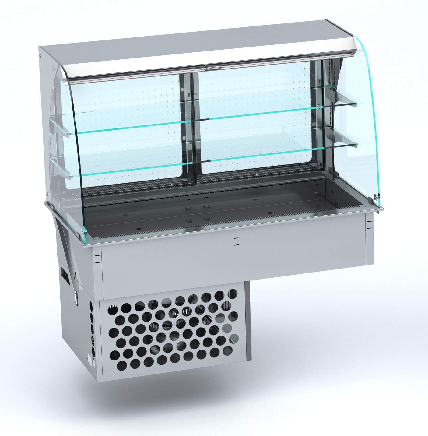 7495_0215-13473 DROP-IN CURVED REFRIGERATED DISPLAY - ROLL-UP 4/1 7495.0215 – Bild 1