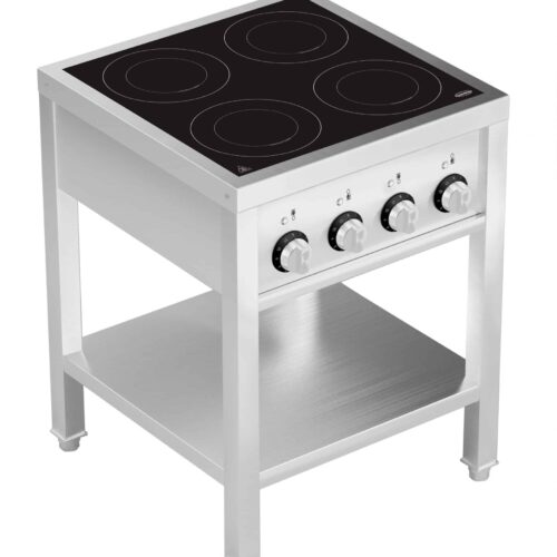 Induktionsherd 4 Zonen mit offenem Unterbau | Combisteel 7505.0035 - 7505.0035