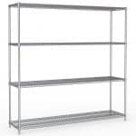 SHELF UNITS 4 LEVELS 1800 FLAT PACKED 7530.002