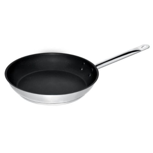 Bratpfanne edelstahl teflon beschichtet ø24 2,3 liter | Combisteel 7501.0105
