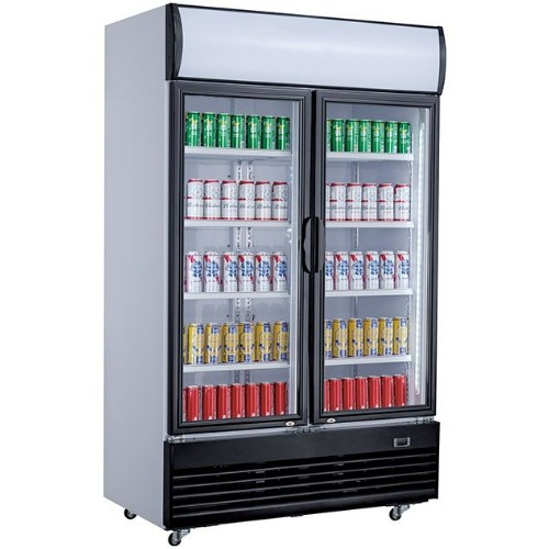 CombiSteel Kühlschrank 2 Glasstüren 1000 Liter Modell 7527.0105