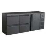 Combisteel Bar-Kühlschrank 1 Tür + 4 Schubladen - 537 liter - B2002xT513xH860mm - 7450.0322 - 7450.0322