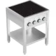 Combisteel Induktionsherd 4 Zonen mit offenem Unterbau - B655xT655xH885mm - 7505.0035 - 7505.0035