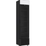 Combisteel Kühlschrank 1 Glastür SCHWARZ 232 Liter - 7464.0200 - 7464.0200