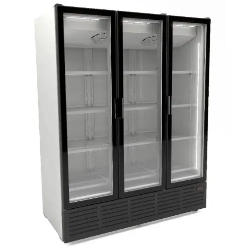 Combisteel Kühlvitrine mit 3 Türen - WEISS 9002 - B1620xT740xH2077mm - 7072.1015 - 7072.1015