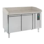 Combisteel Pizzatisch 2 Türen - B1510xT800xH1000mm - 7950.0040 - 7950.0040