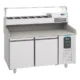 Combisteel Pizzatisch mit 2 Granitplatte - PROLINE - B1550xT800H1080mm - 7489.5220