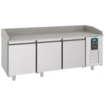 Combisteel Pizzatisch mit 3 - Granitplatte - B2100xT800xH1080mm - 7489.5225 - 7489.5225