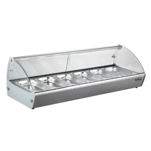 Combisteel Wärmevitrine 6 1/3 GN - B1110xT395xH270mm - 7487.0140 - 7487.0140