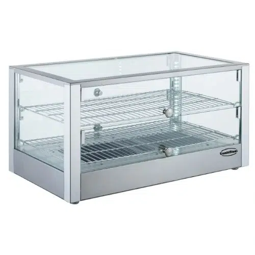 Combisteel Wärmevitrine 80 liter - B700xT400xH376mm - 7487.0130 - 7487.0130