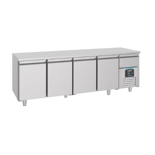 Kjølebenk med 4 dører | PROLINE | B2330xD700xH850mm | Combisteel 7489.5167